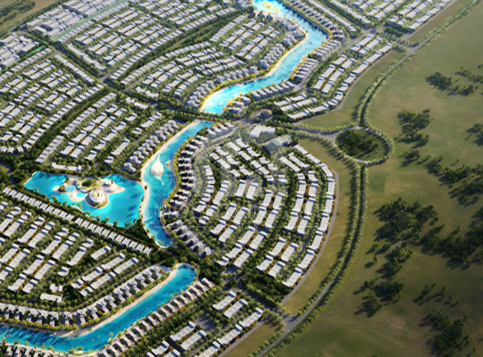 Single row | Prime location | Park view | OP | 4BR DAMAC Islands Mountain Gate