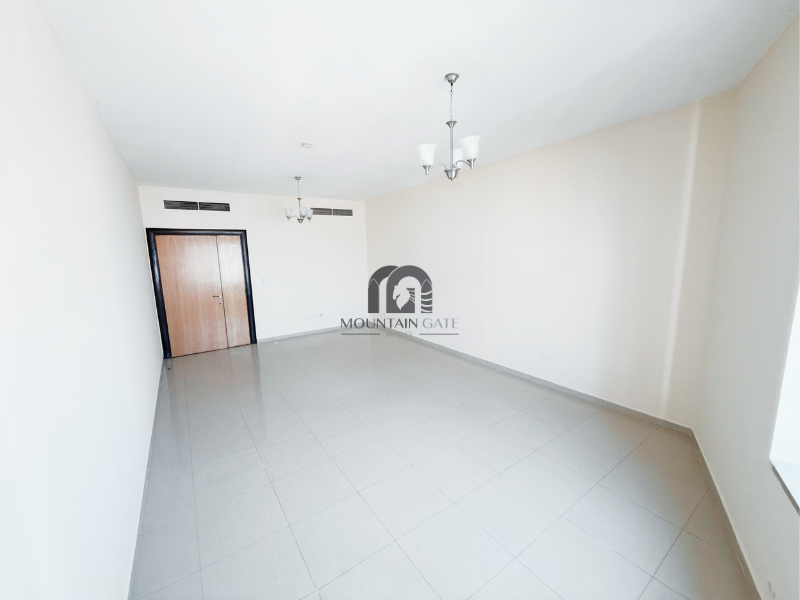 Spacious area | Dubai Road | amenities available 1BR Al Taawun Mountain Gate