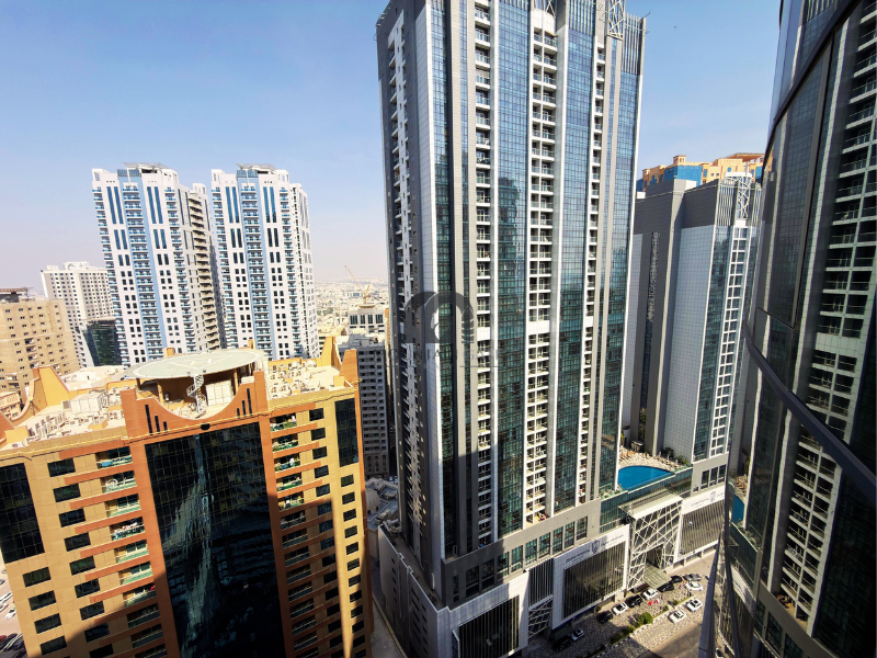 Spacious area | Dubai Road | amenities available 1BR Al Taawun Mountain Gate