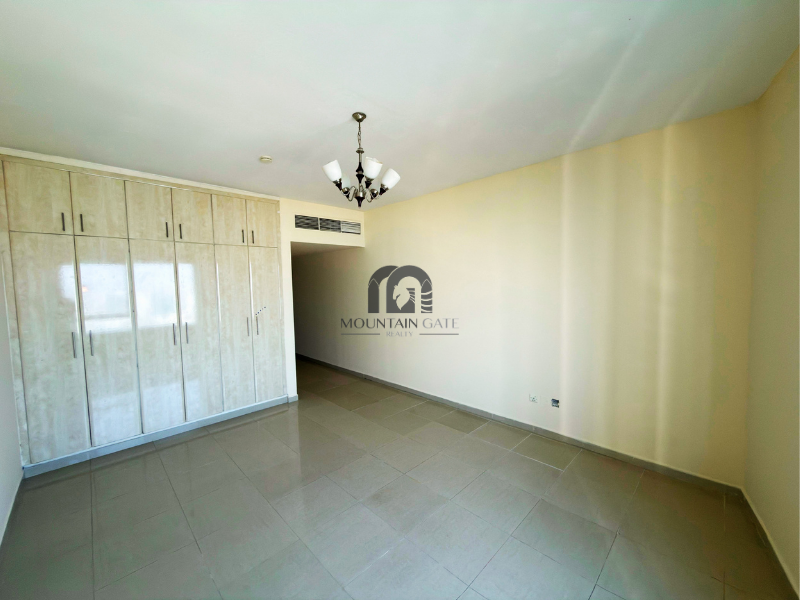Spacious area | Dubai Road | amenities available 1BR Al Taawun Mountain Gate