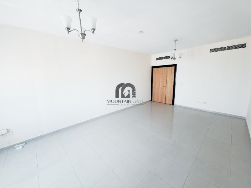 Spacious area | Dubai Road | amenities available 1BR Al Taawun Mountain Gate