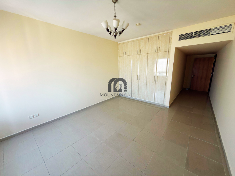 Spacious area | Dubai Road | amenities available 1BR Al Taawun Mountain Gate