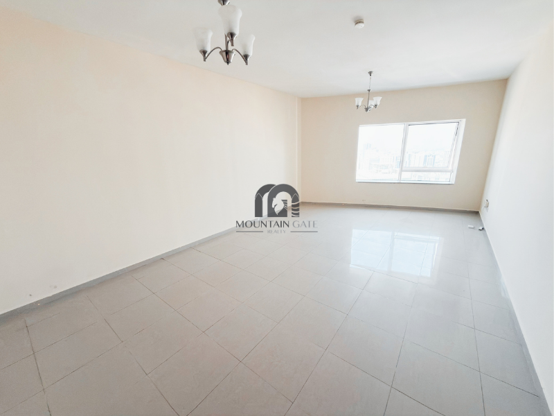 Spacious area | Dubai Road | amenities available 1BR Al Taawun Mountain Gate
