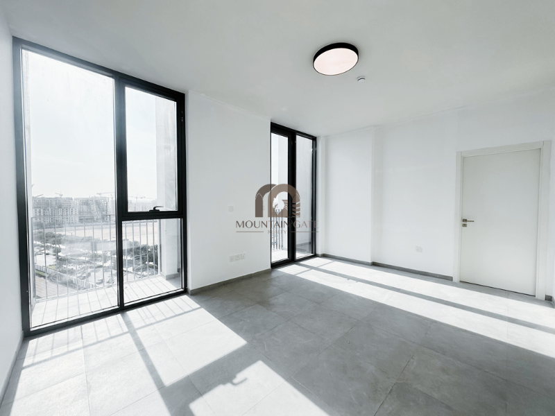 master bedrooms | open view | Freehold 2BR Aljada Mountain Gate