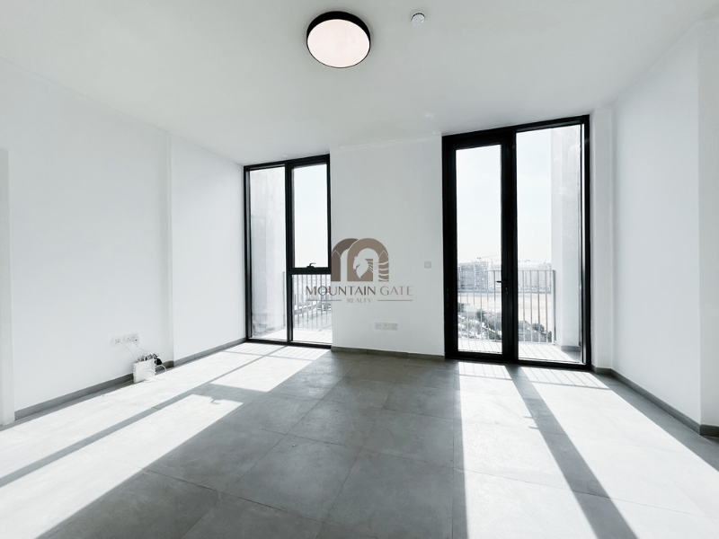 master bedrooms | open view | Freehold 2BR Aljada Mountain Gate