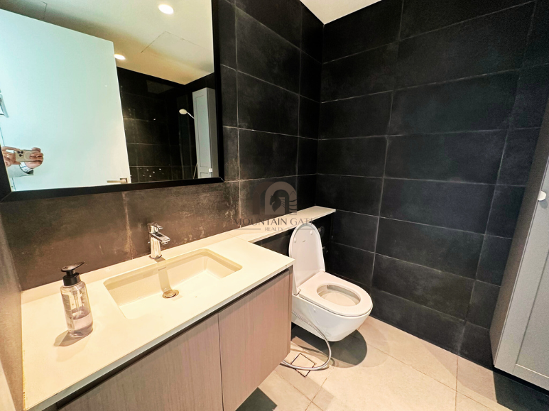 master bedrooms | open view | Freehold 2BR Aljada Mountain Gate