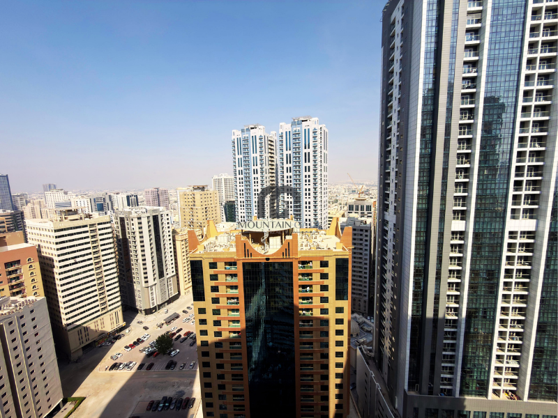 Spacious area | Gym and pool | services available 2BR Al Taawun Mountain Gate