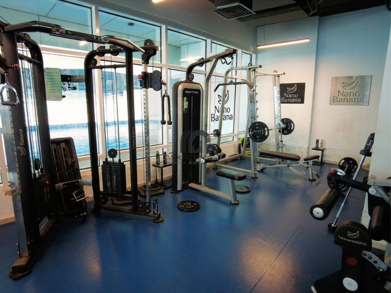 Spacious area | Gym and pool | services available 2BR Al Taawun Mountain Gate