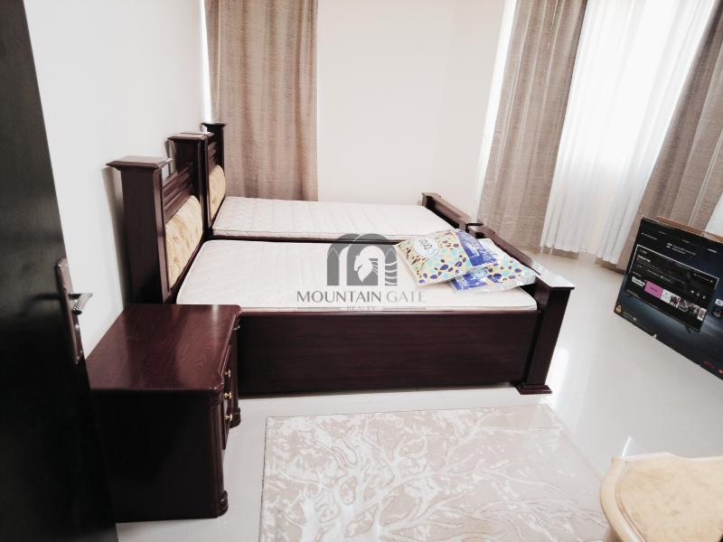Near Dubai | Good size | Vacant | Only Arabs 2BR النهدة Mountain Gate