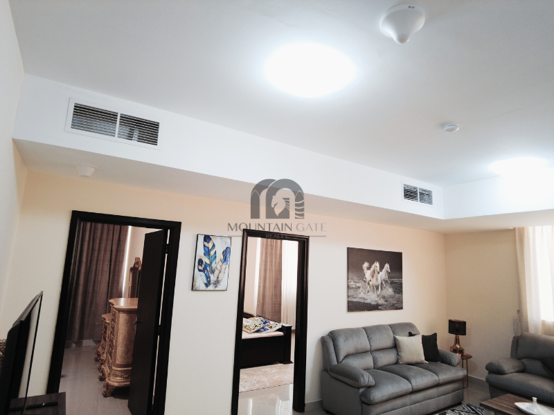 Near Dubai | Good size | Vacant | Only Arabs 2BR النهدة Mountain Gate