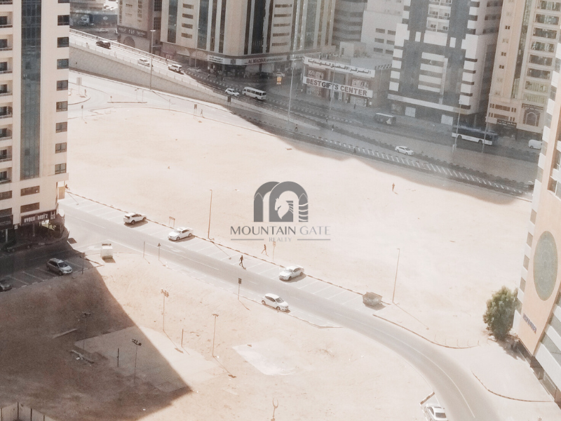 Near Dubai | Good size | Vacant | Only Arabs 2BR النهدة Mountain Gate