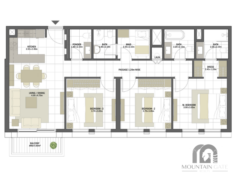 Freehold | Handover soon | Resale | sea View 3BR Al Khan Mountain Gate