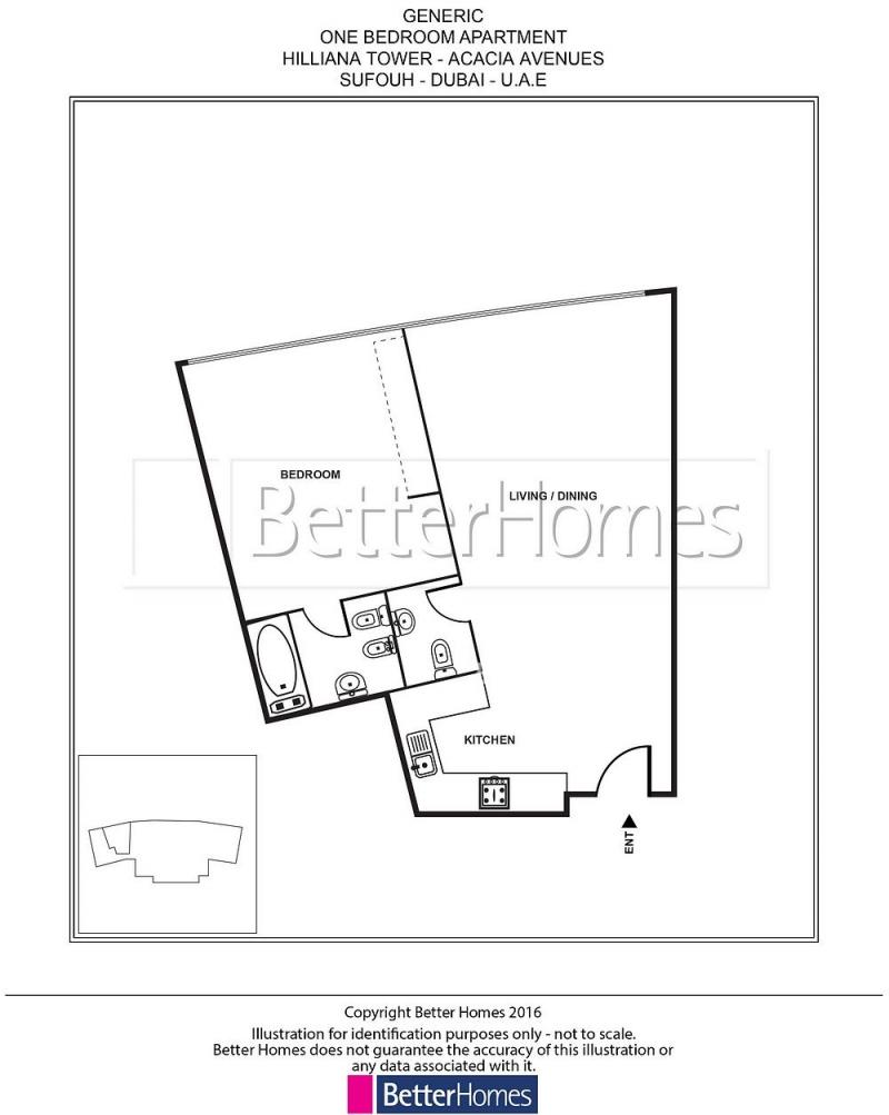 1 Bedroom Apartment in Hilliana Tower