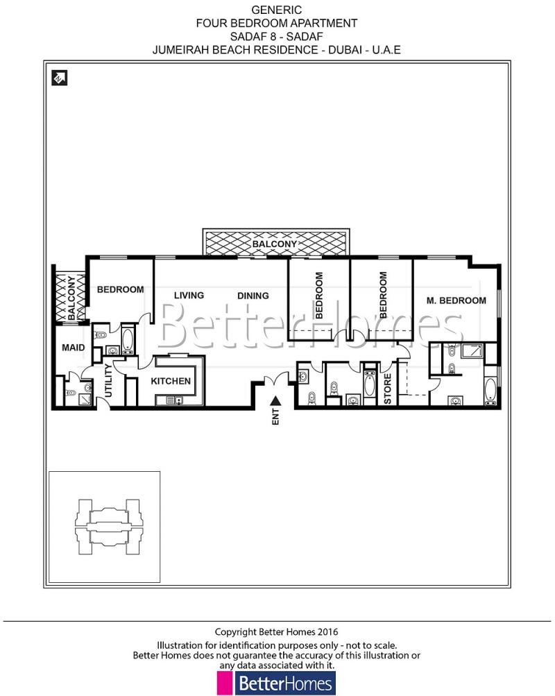 4 Bedrooms Apartment in Sadaf 8
