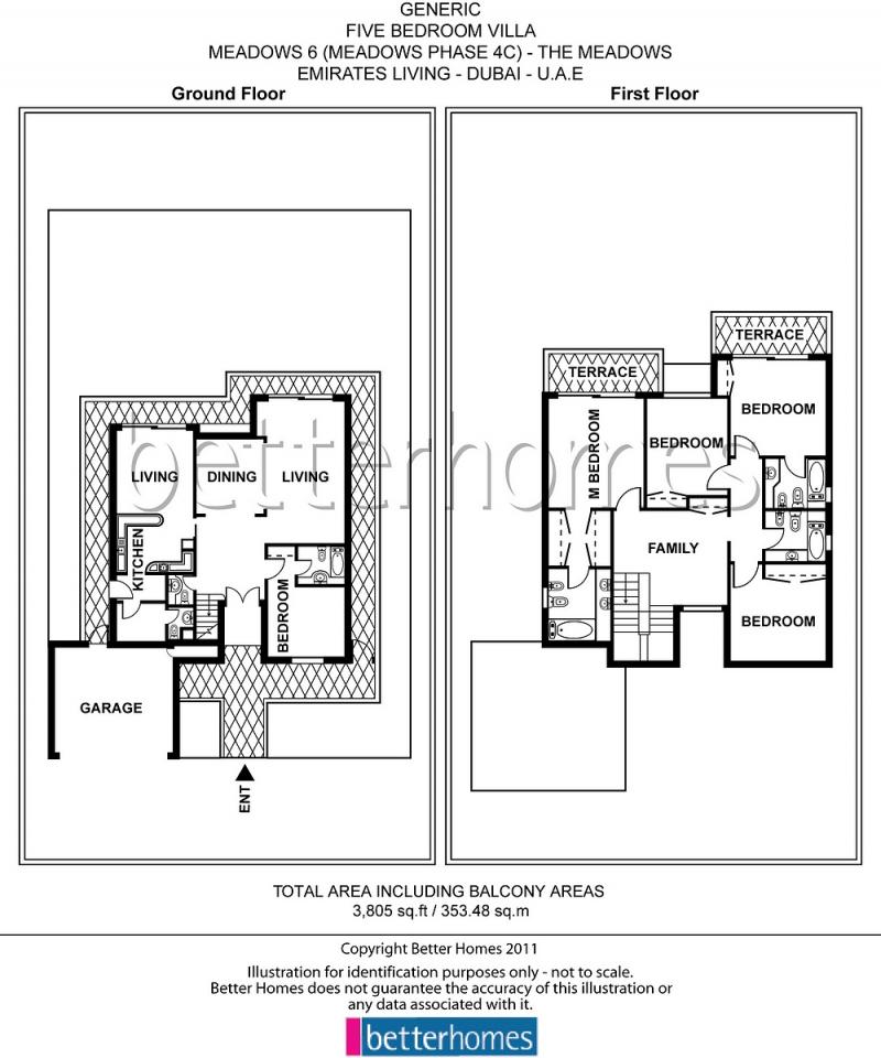 5 Bedrooms Villa in Meadows 6