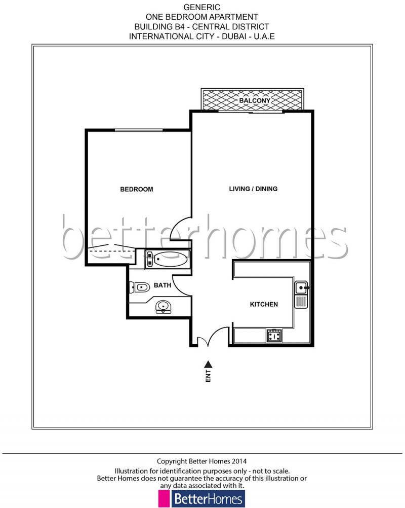1 Bedroom Apartment in B-04