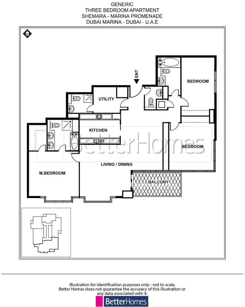 3 Bedrooms Apartment in Shemara Tower