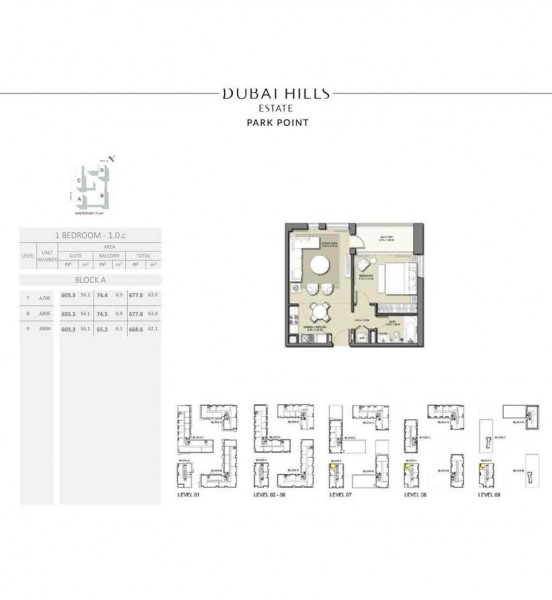 1 Bedroom Apartment in Park Point