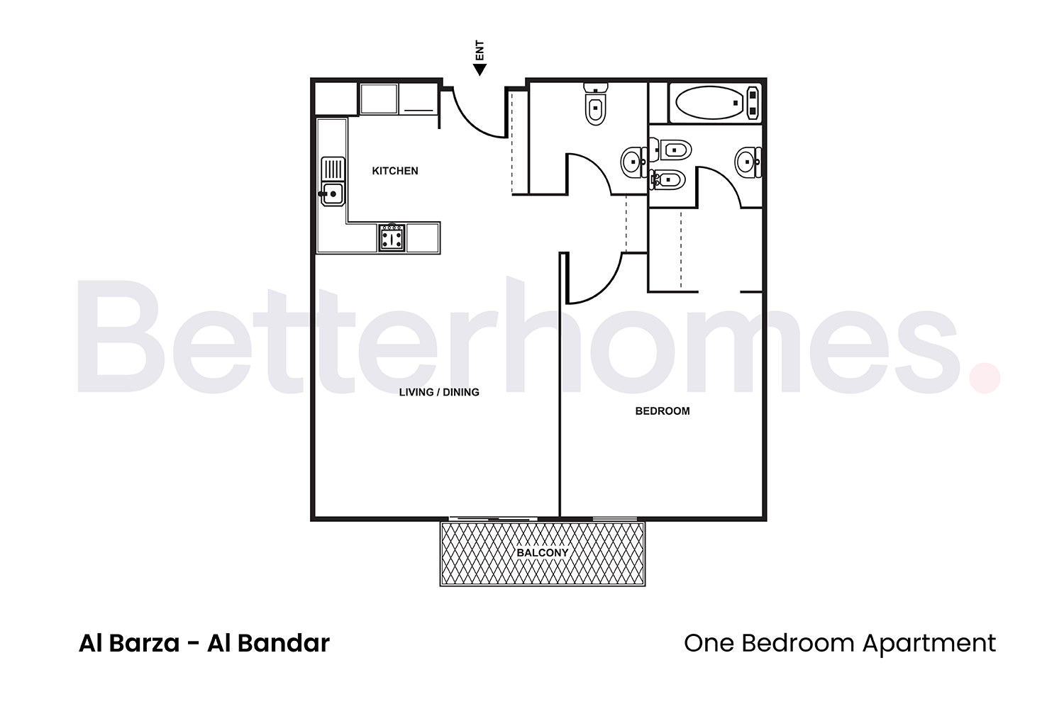Unit 608 - 1BR - Al Barza - Al Bandar - Al Raha Beach - AUH-01-01.jpg