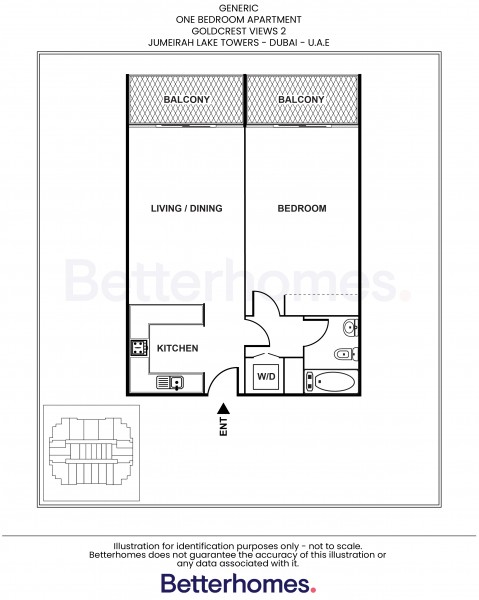 1 Bedroom Apartment in Goldcrest Views 2