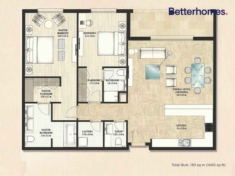 2 Bedrooms Apartment in Al Andalus