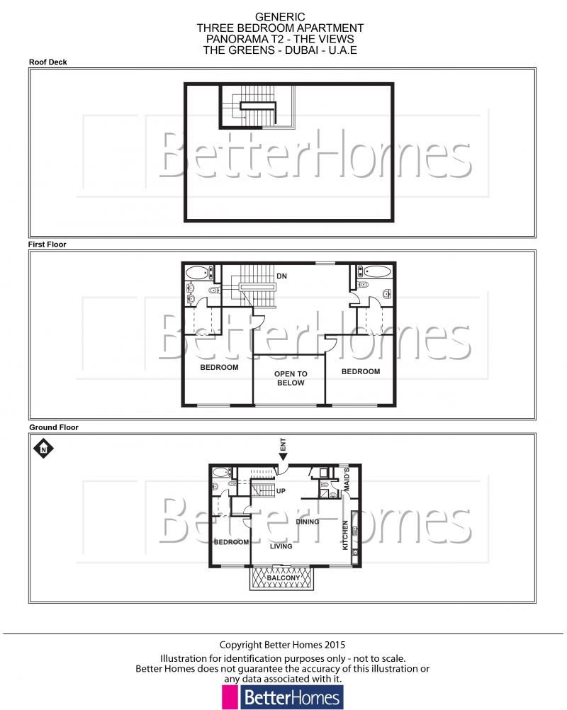 3 Bedrooms Penthouse in Panorama at the Views Tower 2