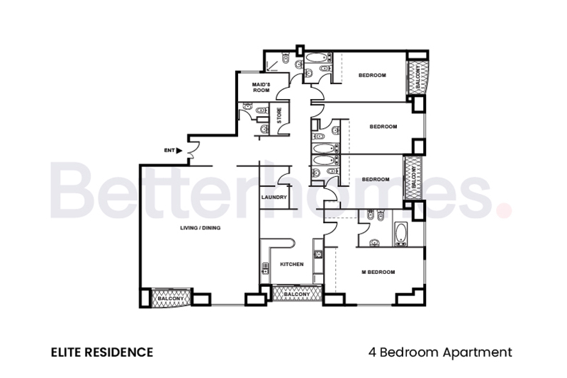 Unit 04 - 4BR - Levels 61st - 70th (Elite Residence - Dubai Marina) Landscape-01.jpg