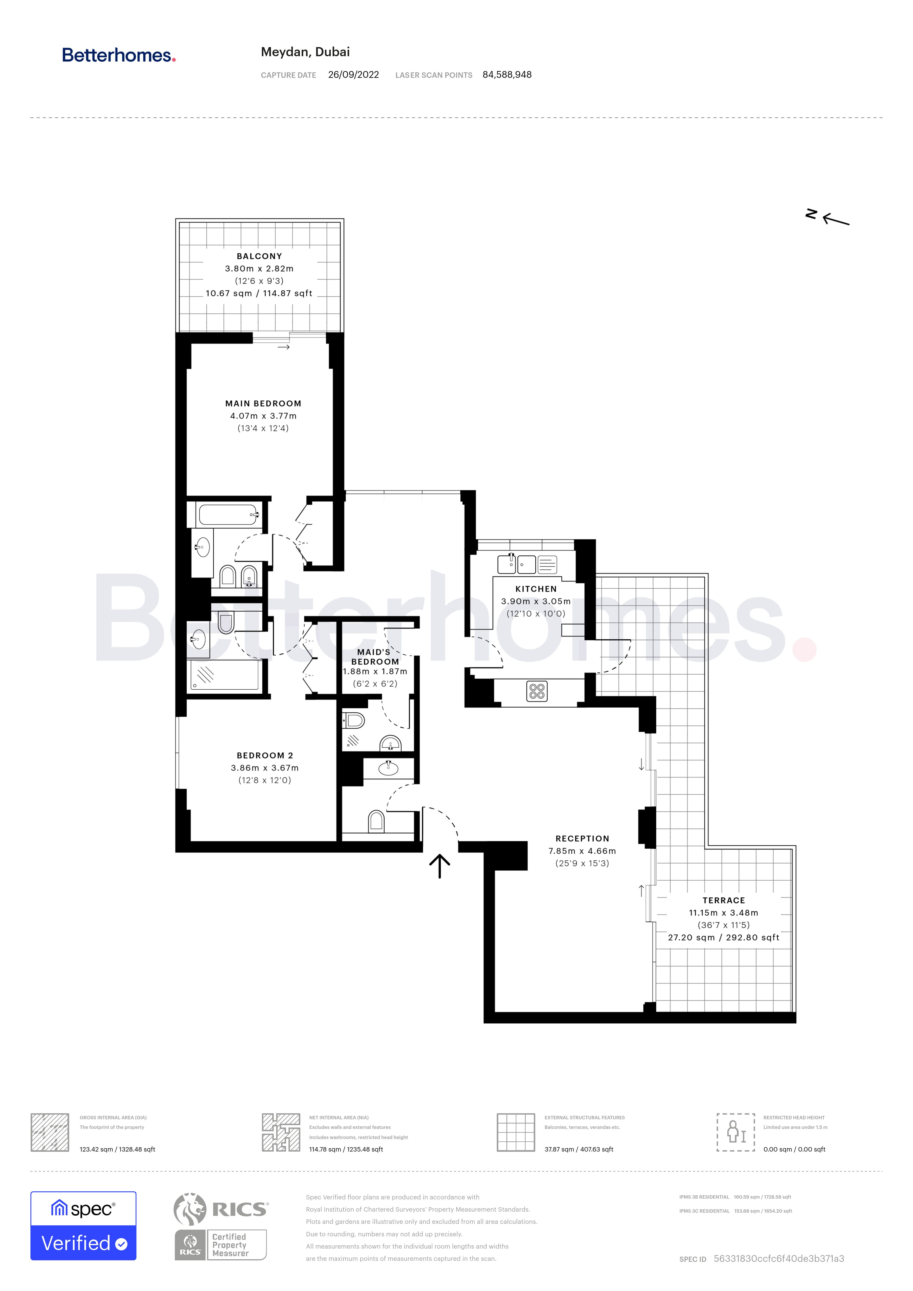2 Bedrooms Apartment in The Polo Residence
