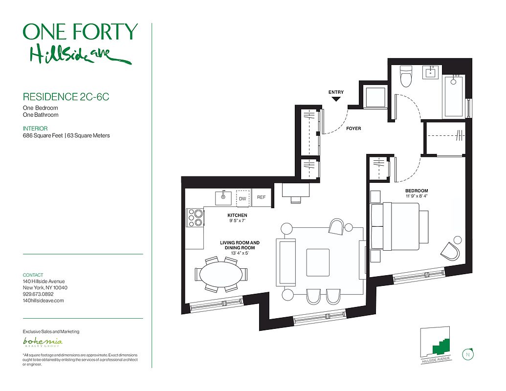 140 Hillside Avenue 2-C Washington Heights New York NY 10040