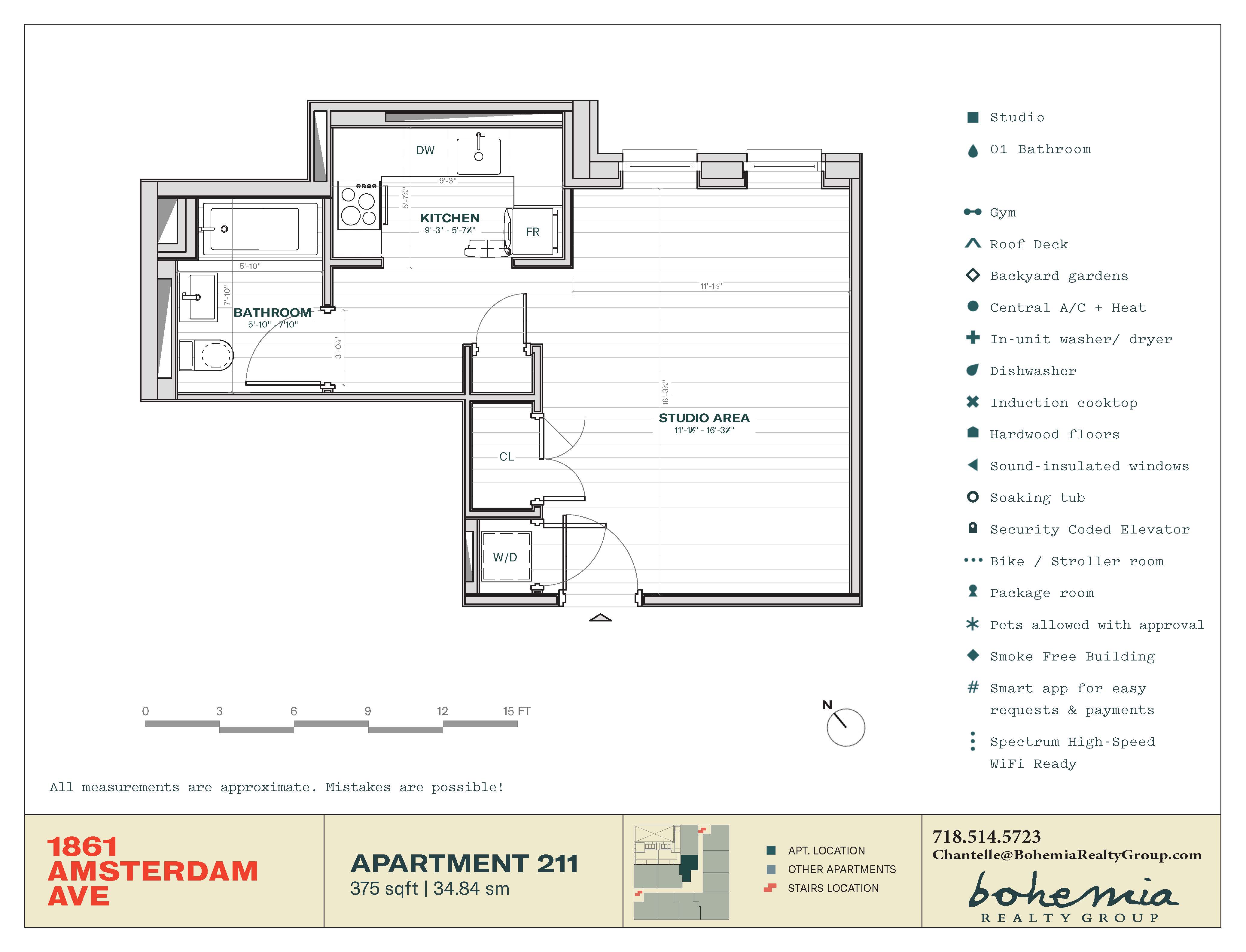 1865 Amsterdam Avenue 211 Hamilton Heights New York NY 10031