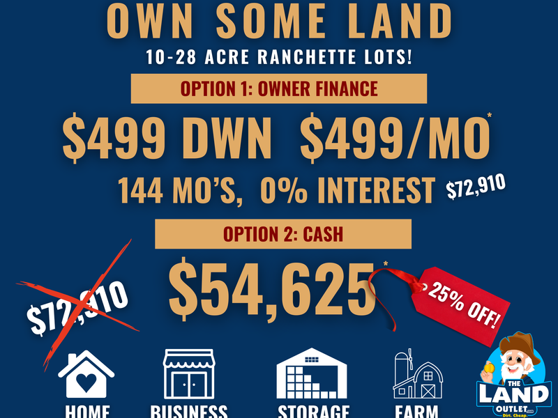 10-28 Acre Majestic Lakeside Ranch Lots – 0% Owner Fin, $0 Closing Costs – 11 Lots, Act Fast! - property image item 38