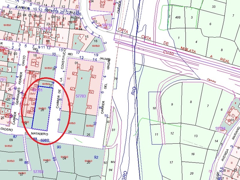 Suelo en venta  en Calle CALLE MATADERO PARC UE-1D 0  0 0, Montroy Suelo en venta  en Calle CALLE MATADERO PARC UE-1D 0  0 0, Montroy