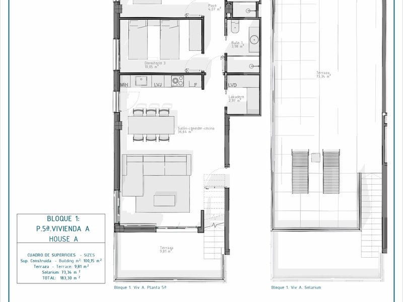 Ático en venta  en Avenida Alcazaba 115 (Pueblo Salinas I), Vera
