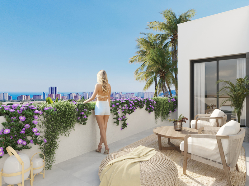 Chalet adosado en venta  en  CORTINA, Finestrat