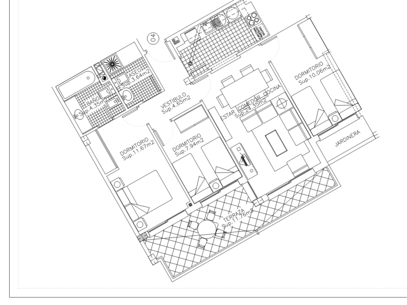 Piso en venta  en Calle Murillo-Urb Pinar de Garrucha, Garrucha