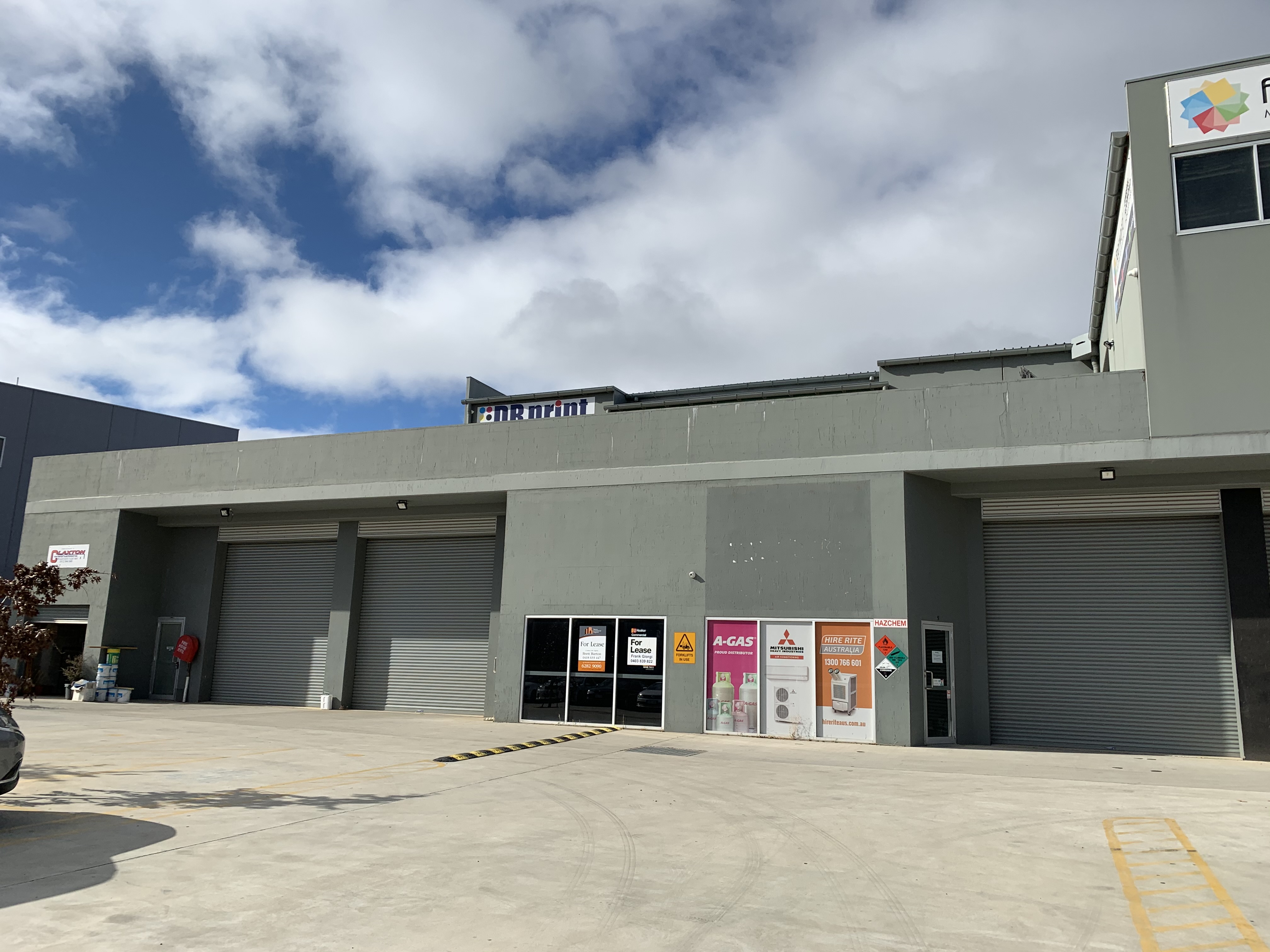 High Clearance Warehouse/ Shop front Burgess Rawson