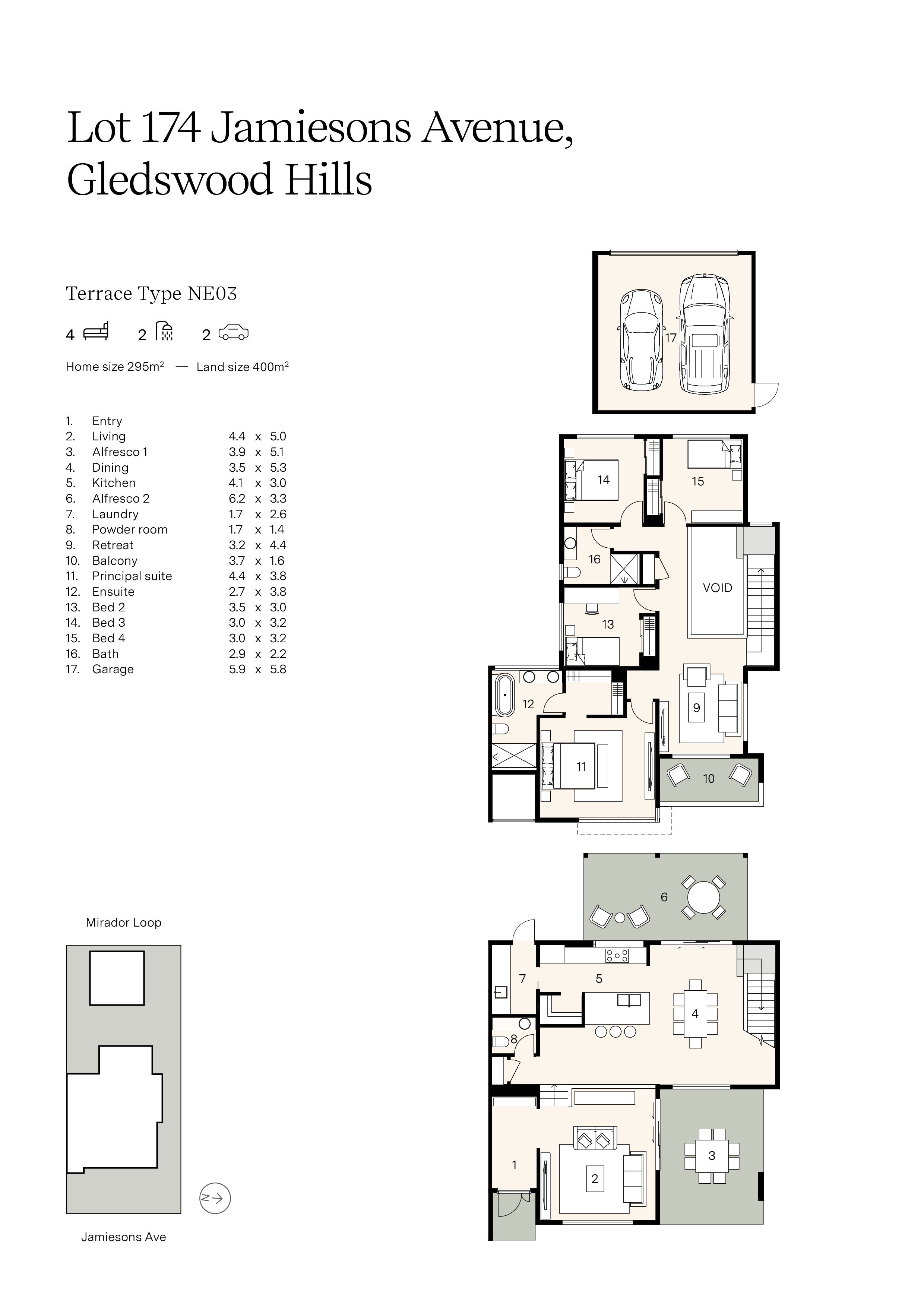 Floorplan - Lot 174 Jamiesons Avenue