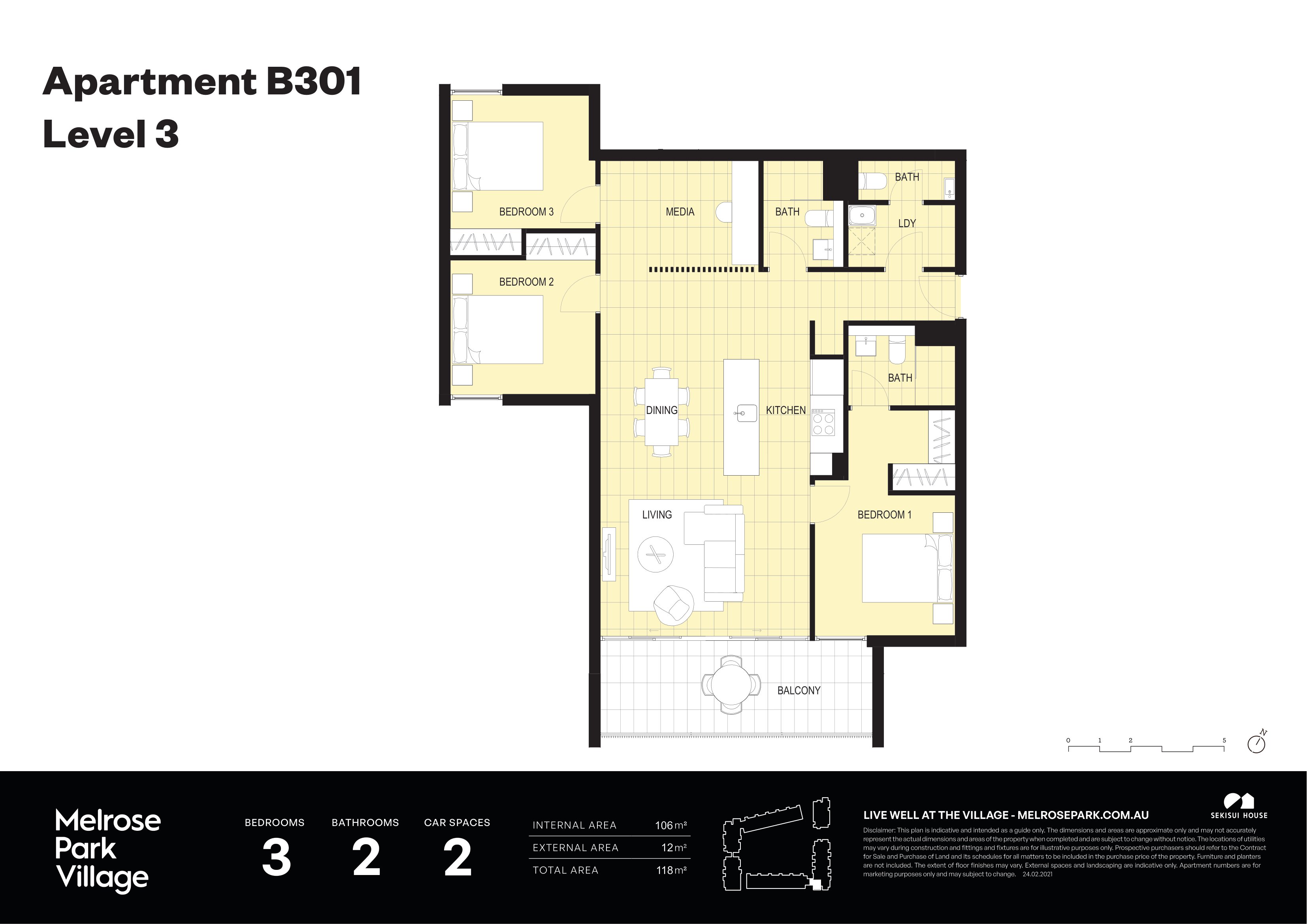 Floorplan - 301/2B Appleroth Street