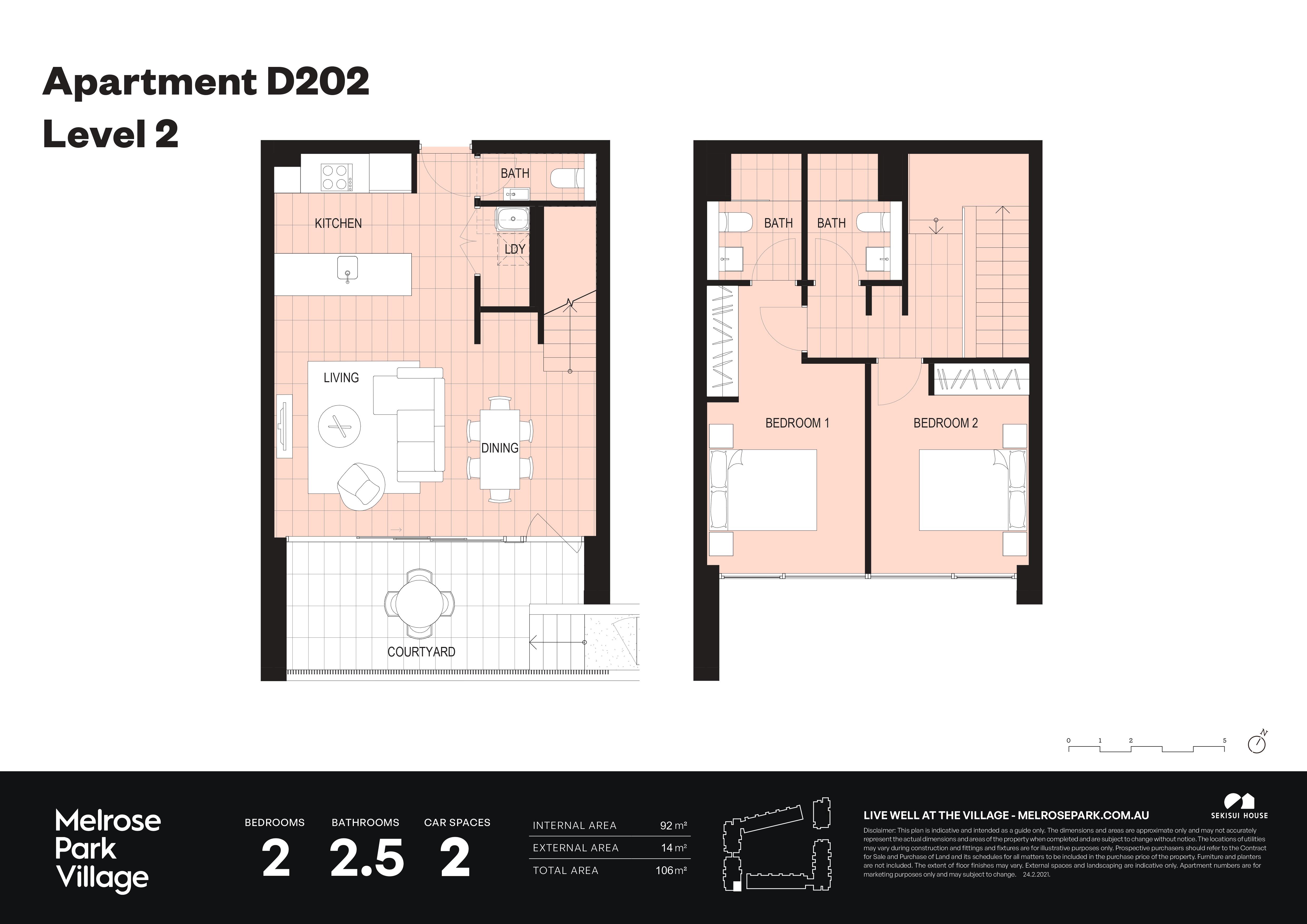 Floorplan - 202/2D Appleroth Street