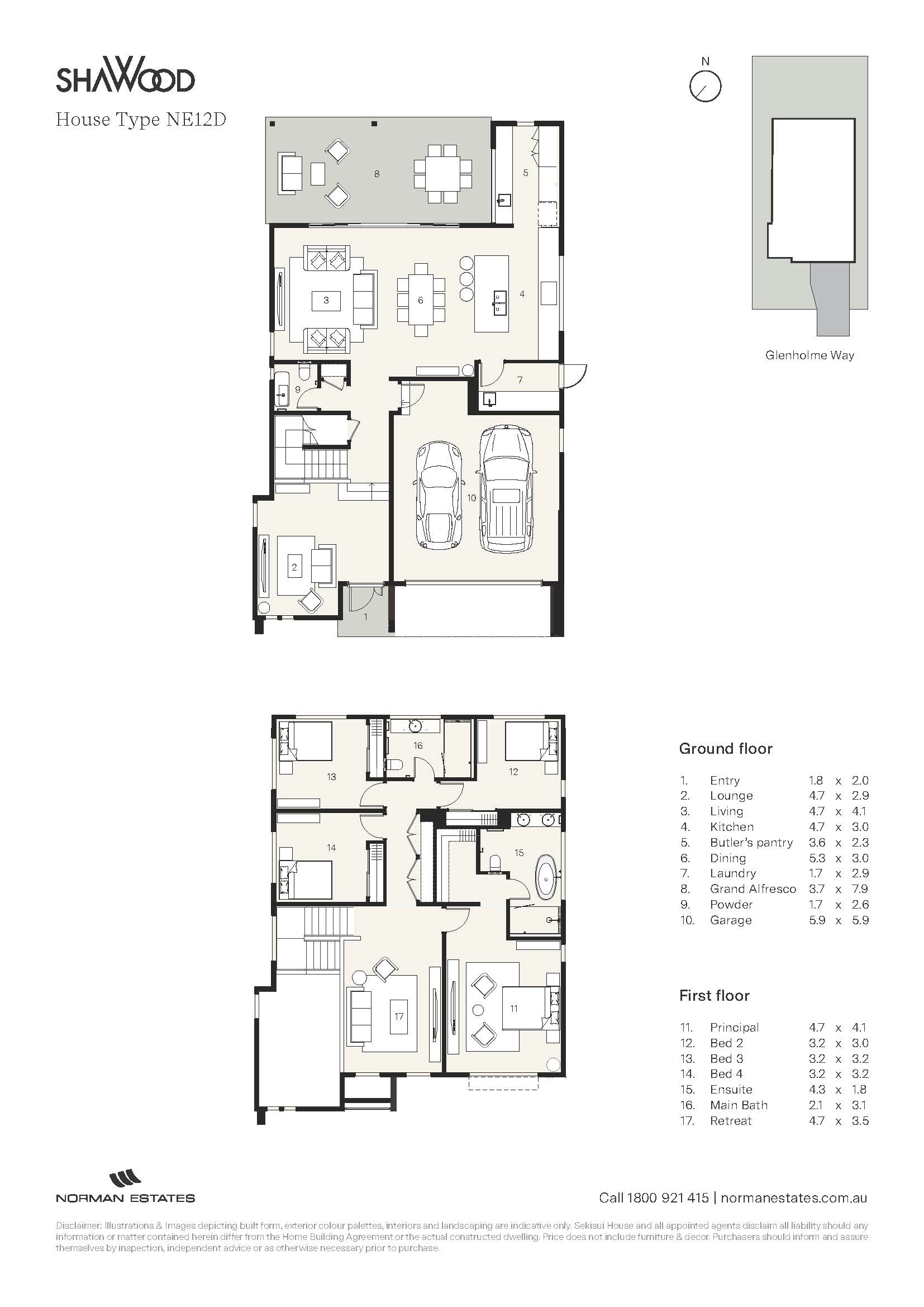 Floorplan - Lot 114 Glenholme Way