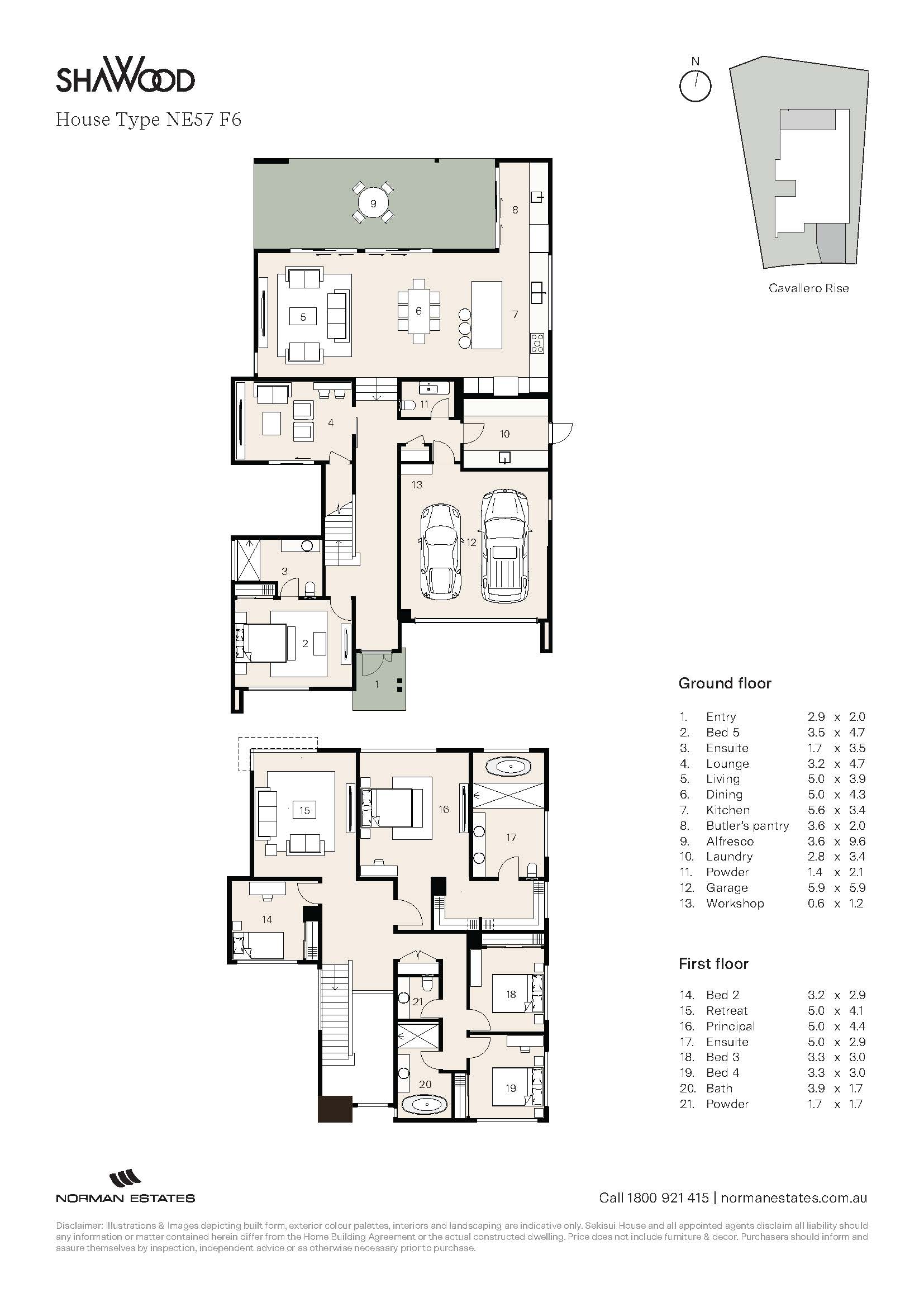 Floorplan - Lot 93 Cavallero Rise