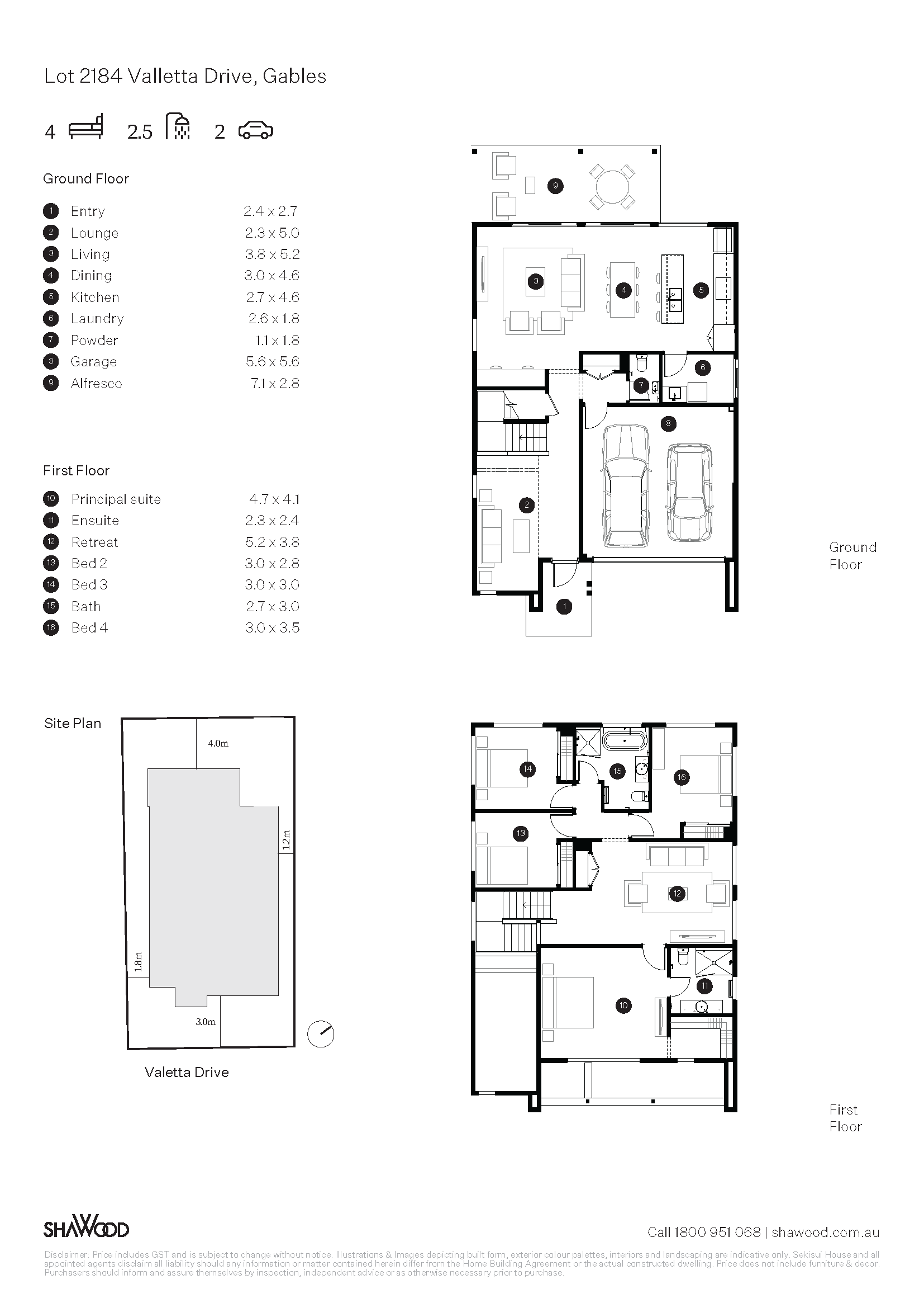 Floorplan - 168 Valletta Drive