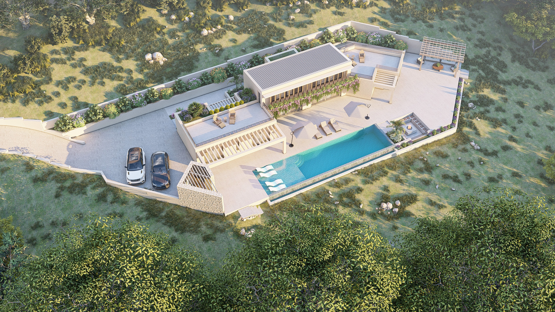 Listing photograph 12 of 12 of the house in Agios Georgios, Northern Corfu, published by Roula Rouva Real Estate.