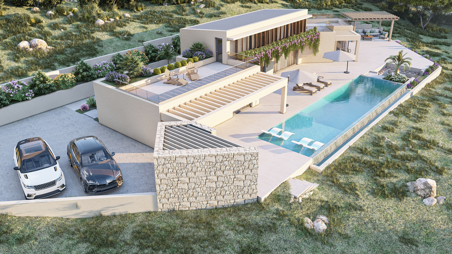 Listing photograph 9 of 12 of the house in Agios Georgios, Northern Corfu, published by Roula Rouva Real Estate.