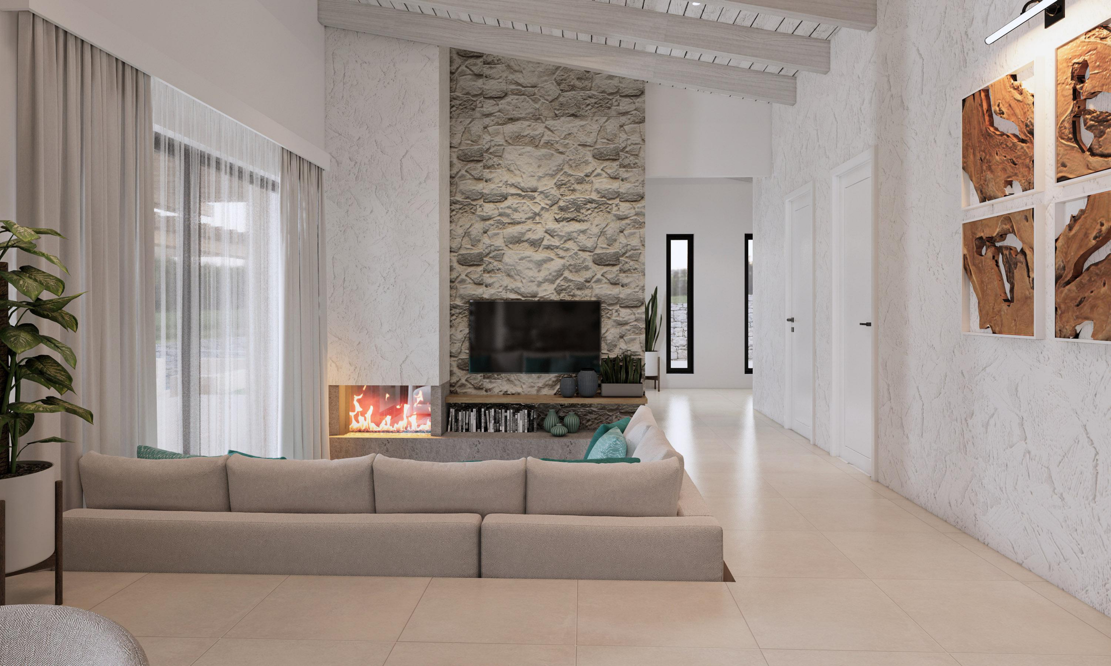 Listing photograph 5 of 11 of the house in Agios Georgios, Northern Corfu, published by Roula Rouva Real Estate.