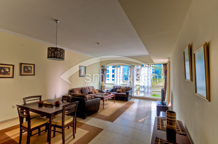 Al Sahab Tower 1 - Apartment - Partial marina view - 919 sq ft 1 Bed