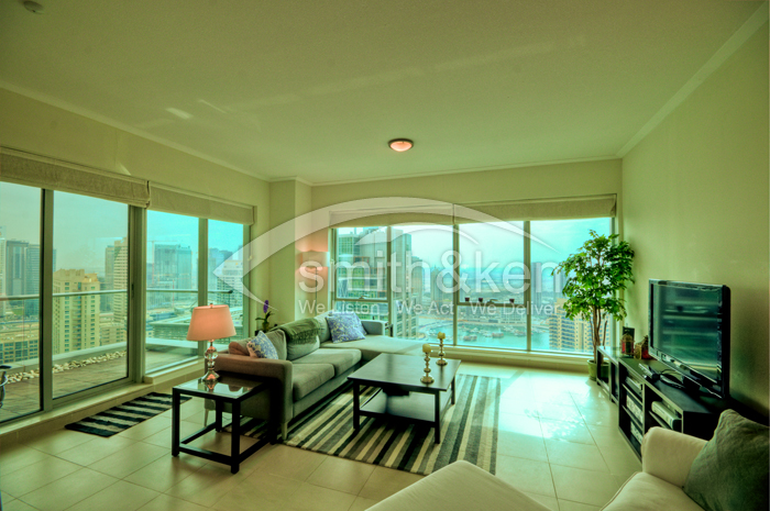 Shemara Tower - Apartment - Marina - 1410 sq ft 2 Bed