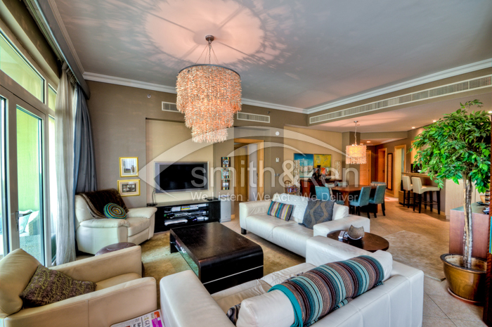 Shoreline (B7 – Al Haseer) - Apartment - Sea  View - 2260 sq ft 3 Bed