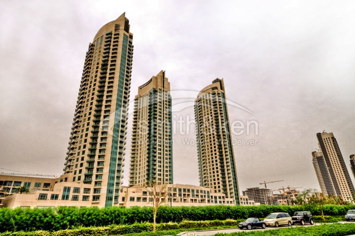 Burj Views A - Apartment - Burj Khalifa View - 1241 sq ft 2 Bed