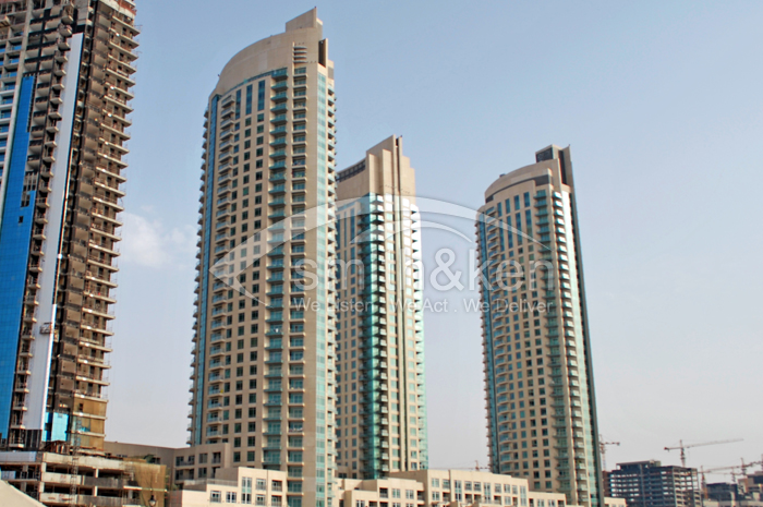 Burj Views Podium - Apartment - Community View - 750 sq ft Studio